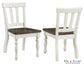 Joanna Kids Solid Wood Side Chair, Ivory and Mocha Finish