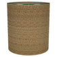 Halden Round Woven Seagrass Accent Side Table Light Brown