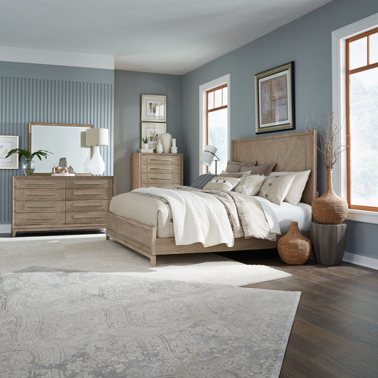 Brentwood - Queen Panel Bed, Dresser & Mirror, Chest