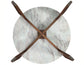 Shavon 32″ Round Solid Toronto Brown Marble Coffee Table