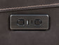 Alexandria Leather Power Recliner, Chocolate