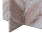 Niki Solid Toronto Brown Marble End Table