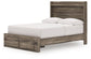 Elbrim Full Panel Storage Bed