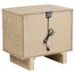 Kailani 4-piece Eastern King Bedroom Set Beige Oak