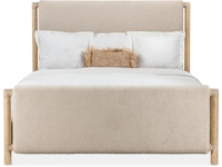 Hooker Furniture Bedroom Retreat King Upholstered Panel Bed