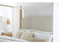 Hooker Furniture Bedroom Retreat Pole Rattan Cal King Upholstered Poster Bed w/Canopy
