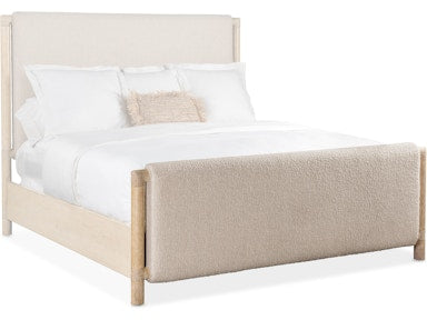 Hooker Furniture Bedroom Retreat King Upholstered Panel Bed