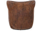 Hooker Furniture Living Room Kato Leather Swivel Chair w/ Dark HOH