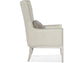 Hooker Furniture Living Room Kyndall Club Chair with Accent Pillow