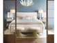 Hooker Furniture Bedroom Westwood King Upholstered Metal Bed