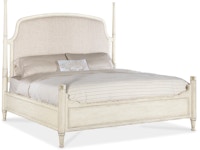 Hooker Furniture Bedroom Americana California King Upholstered Poster Bed
