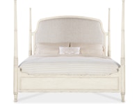 Hooker Furniture Bedroom Americana King Upholstered Poster Bed