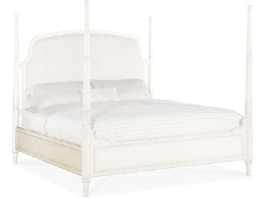 Hooker Furniture Bedroom Americana King Upholstered Poster Bed