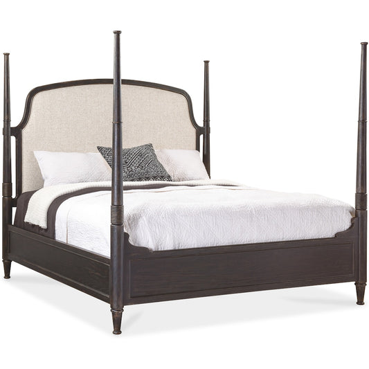 Hooker Furniture Bedroom Americana California King Upholstered Poster Bed