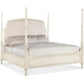 Hooker Furniture Bedroom Americana California King Upholstered Poster Bed