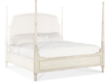 Hooker Furniture Bedroom Americana King Upholstered Poster Bed