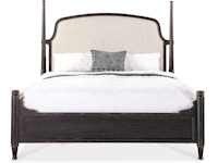 Hooker Furniture Bedroom Americana California King Upholstered Poster Bed