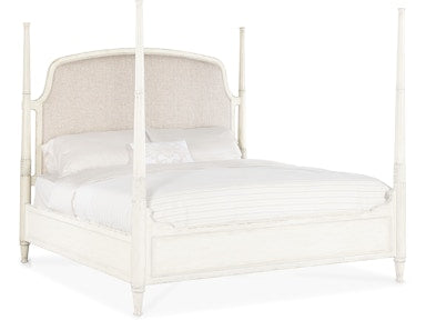 Hooker Furniture Bedroom Americana California King Upholstered Poster Bed