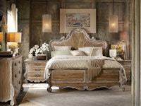 Hooker Furniture Bedroom Chatelet California King Wood Panel Bed
