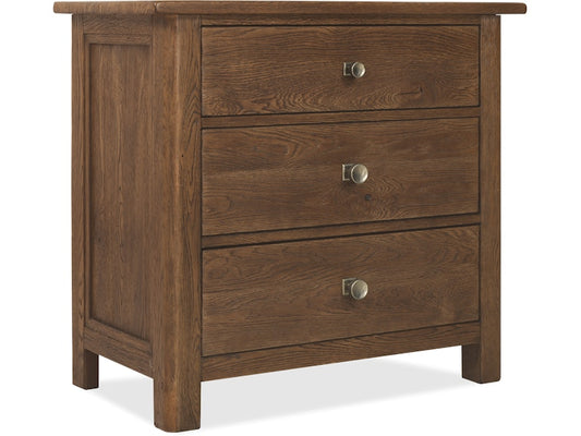 Hooker Furniture Bedroom Driftwood Three-Drawer Nightstand