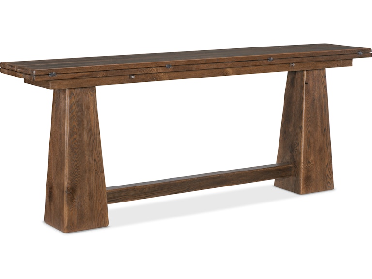 Hooker Furniture Living Room Driftwood Flip-Top Console Table