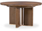 Hooker Furniture Casual Dining Eleana Round Dining Table with One 20-inch Leaf
