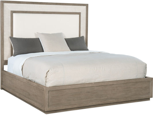 Hooker Furniture Bedroom Serenity Rookery King Upholstered Panel Bed