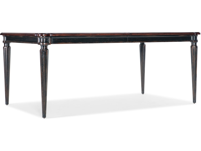 Hooker Furniture Casual Dining Charleston Rectangle Leg Dining Table w-2-22in leaves