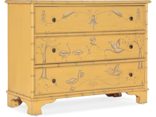 Hooker Furniture Living Room Charleston Three-Drawer Accent Chest