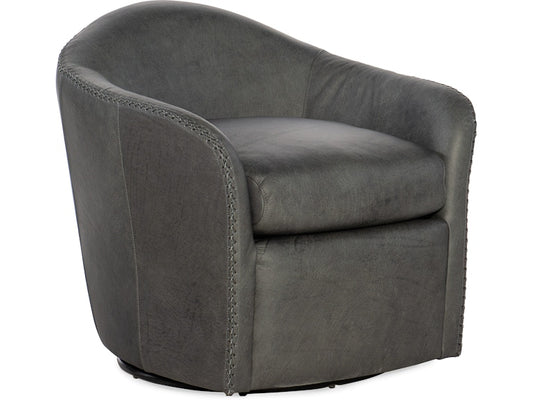 Hooker Furniture Living Room Roper Swivel Club Chair