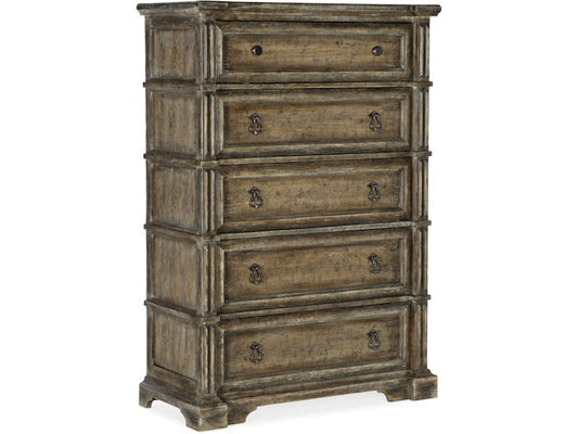 Hooker Furniture Bedroom La Grange Ross Prairie Five Drawer Chest