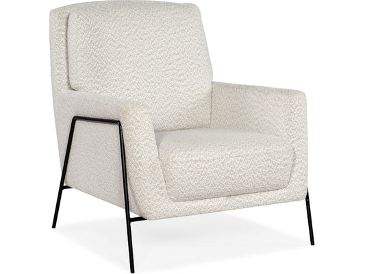 Hooker Furniture Living Room Amette Metal Frame Club Chair