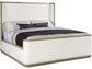 Hooker Furniture Bedroom Linville Falls Boones Cal King Upholstered Shelter Bed