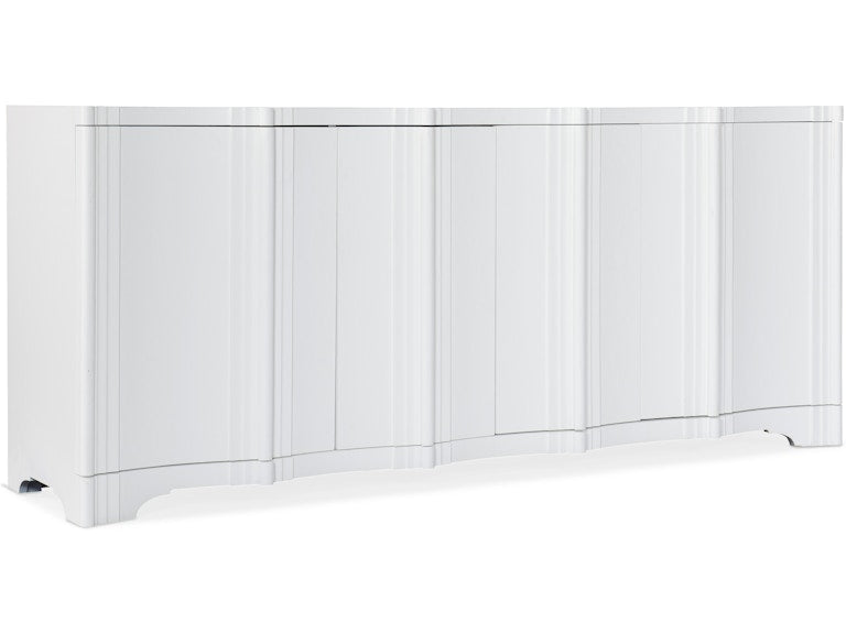 Hooker Furniture Home Entertainment Melange Corinth Four Door Entertainment Console