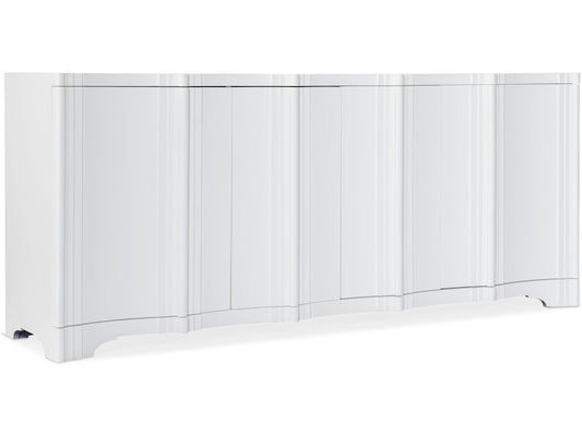 Hooker Furniture Home Entertainment Melange Corinth Four Door Entertainment Console