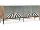 Hooker Furniture Living Room Commerce and Market Linear Perspective Credenza
