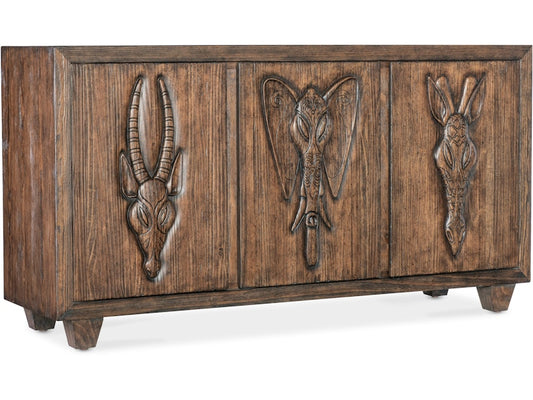 Hooker Furniture Living Room Commerce & Market Safari Credenza
