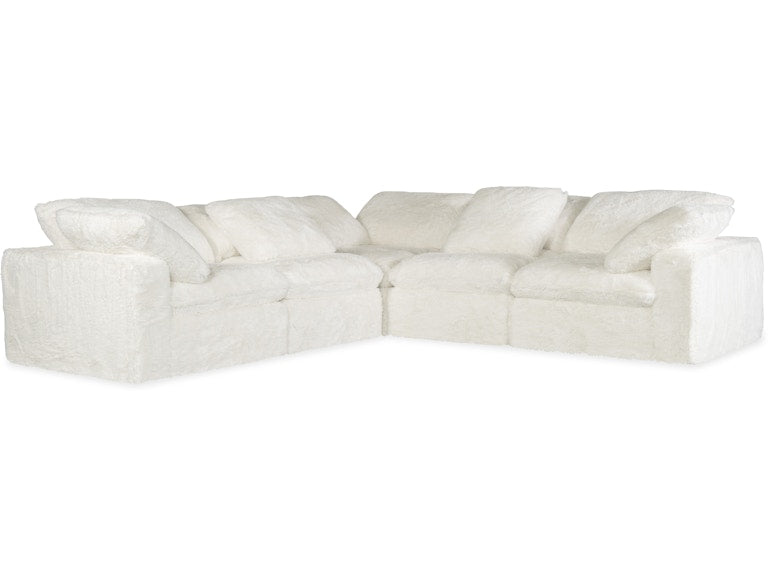 Hooker Furniture Living Room Barefoot 5-Seat Sectional