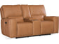 Hooker Furniture Living Room Miles Zero Gravity PWR Console Loveseat w/PWR Headrest