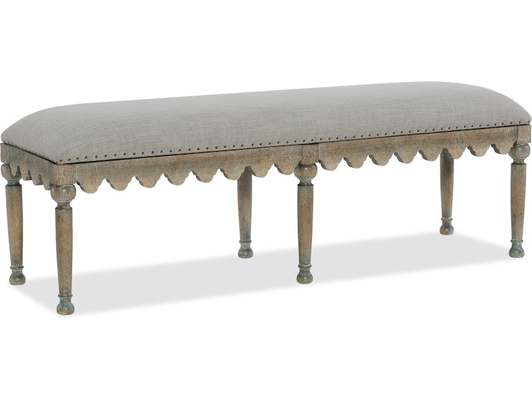 Hooker Furniture Bedroom Boheme Madera Bed Bench