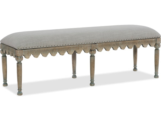 Hooker Furniture Bedroom Boheme Madera Bed Bench