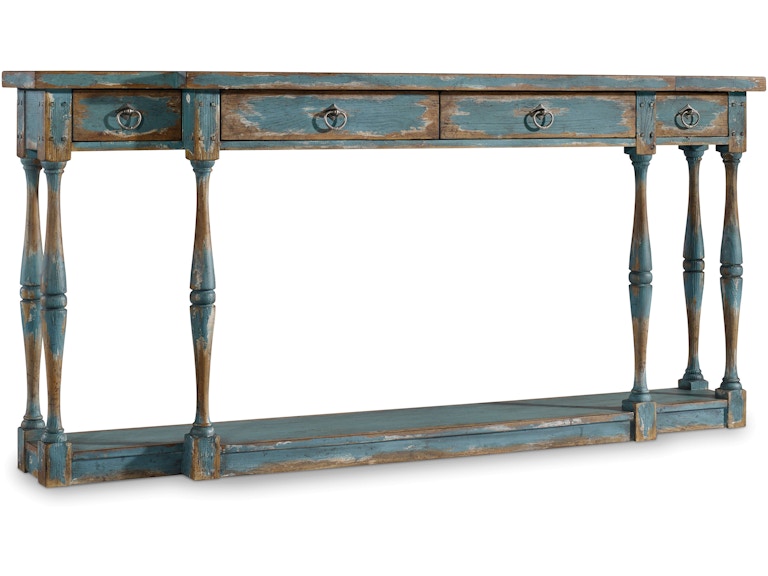 Hooker Furniture Living Room Sanctuary Four-Drawer Thin Console