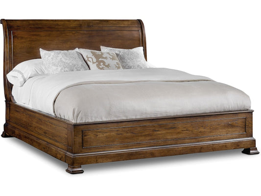 Hooker Furniture Bedroom Archivist Queen Sleigh Bed w/Low Footboard