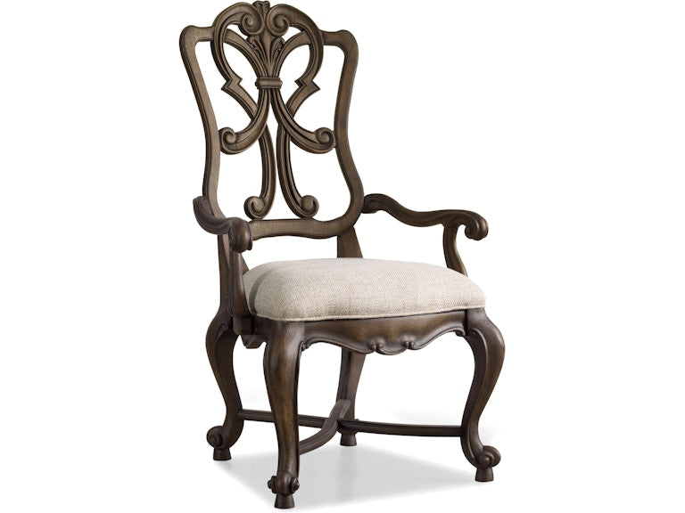 Hooker Furniture Casual Dining Rhapsody Wood Back Arm Chair - 2 per carton/price ea