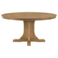 Hartville 7-piece Round Dining Table Set Natural Light Brown