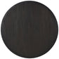 Leandro 60-inch Round Dining Table Burnished Black