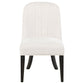 Leandro Upholstered Dining Side Chair Cream (Set of 2)