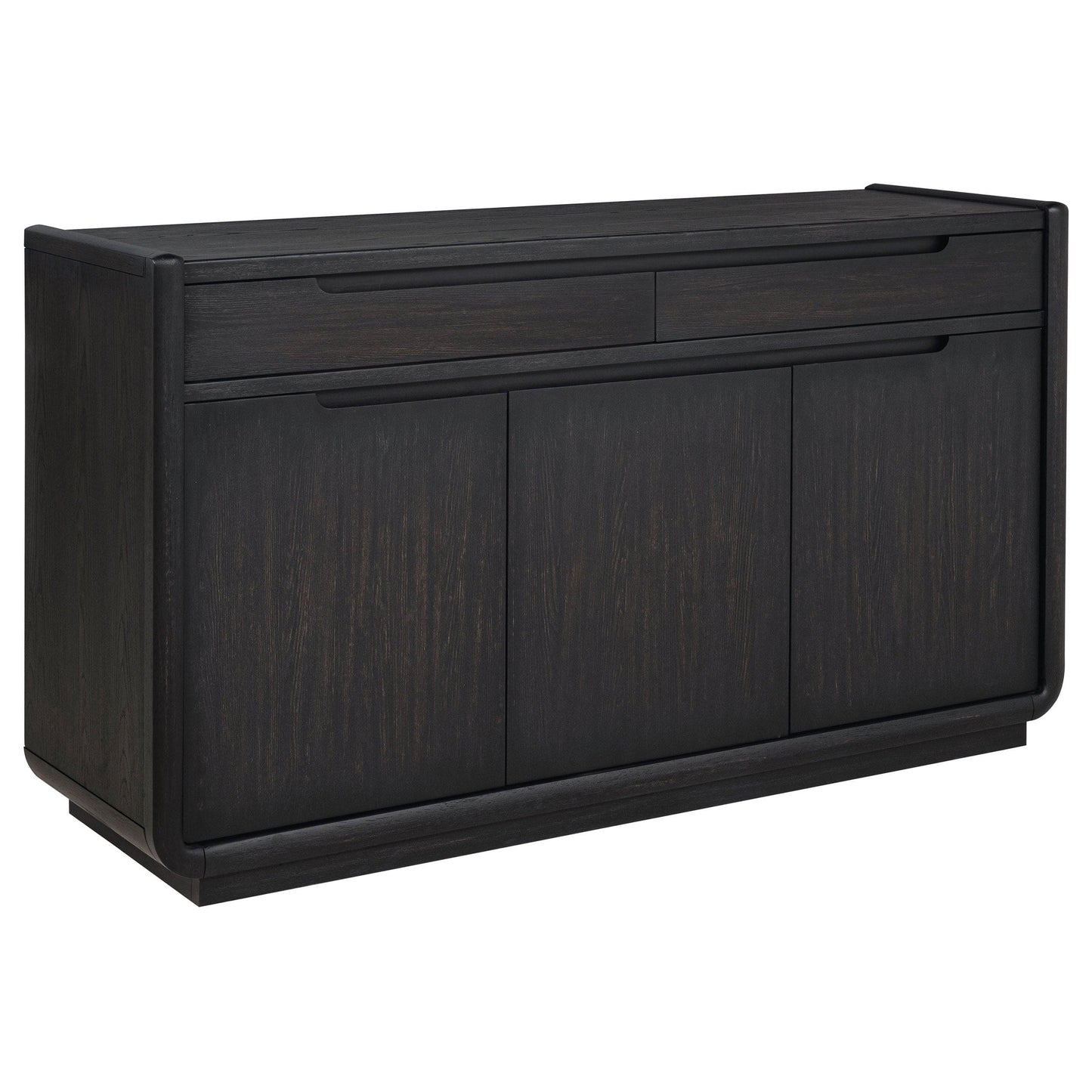 Leandro 2-drawer Dining Sideboard Server Burnished Black