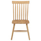Andrews Windsor Spindle Back Dining Side Chair Light Ash (Set of 2)