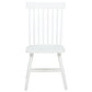 Andrews Windsor Spindle Back Dining Side Chair White (Set of 2)